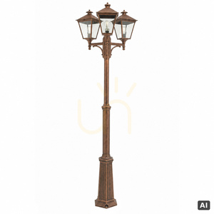 LONDON 483BC Garden Lantern 3 x E27 Copper Patina NORLYS small 0