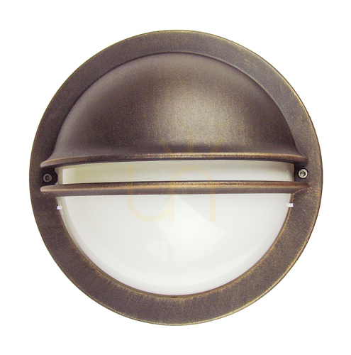 Check Berlin 610CS Outdoor Wall Sconce, Rust-Colored, E27, NORLYS