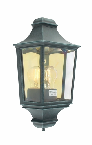 Check Glasgow 730BG Green E27 NORLYS Outdoor Wall Sconce