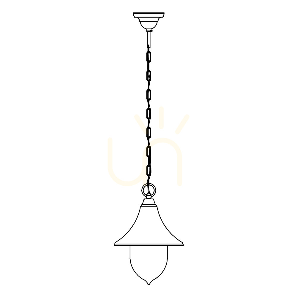 Check Florence 800A/BD Gold E27 Outdoor Pendant Light by NORLYS Florence 800A/BD Gold E27 Outdoor Pendant Light by NORLYS