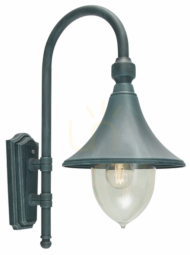 Check Florence 800BG Green E27 NORLYS Outdoor Wall Sconce