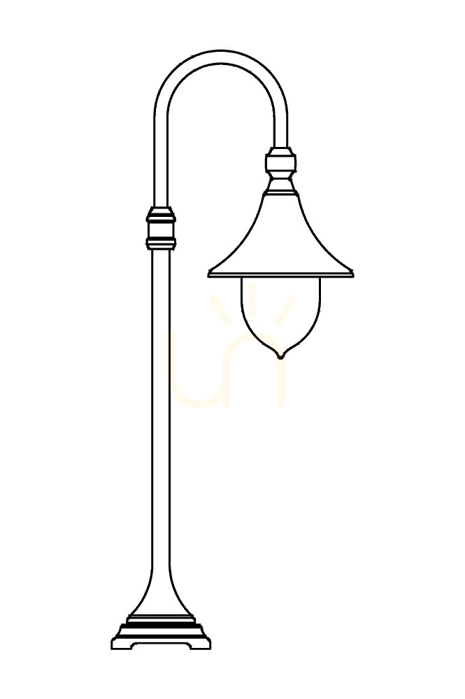 Check Florence 805BS Silver E27 NORLYS Light Pole Florence 805BS Silver E27 NORLYS Light Pole