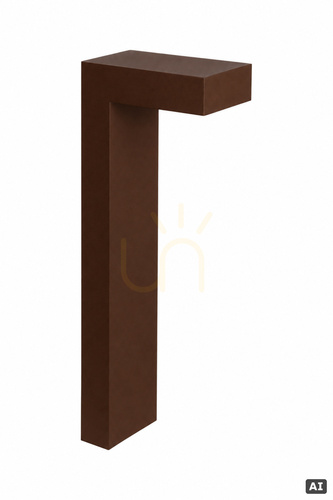 Check NORLYS Asker 1310CS bollard light, corten steel colour, LED 7.2 W 3000 K, 55 cm