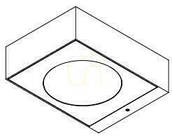 Check Hitra 1330CS Rust-Colored LED Outdoor Wall Sconce by NORLYS
