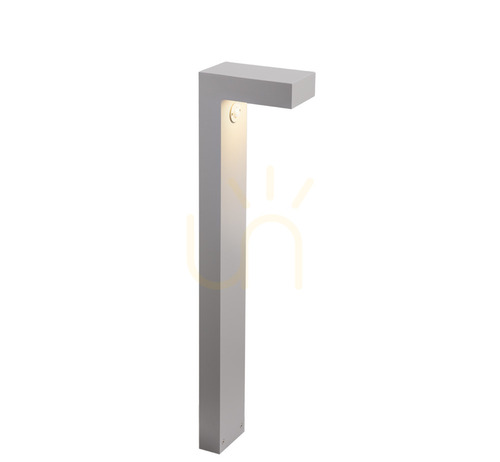 Check Asker 1338GB Beige Grey LED Garden Bollard NORLYS