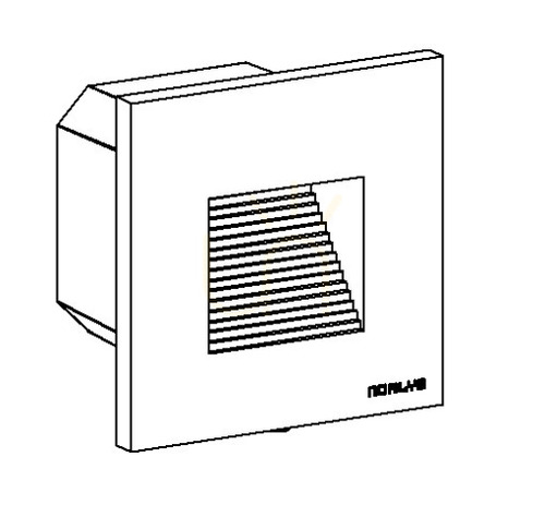 Check Namsos Mini 1340CB Recessed Wall Light, Copper Brown, LED 4 W 3000 K, IP65, NORLYS