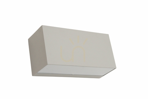 Check Asker 1518AL Silver LED Outdoor Wall Sconce by NORLYS
