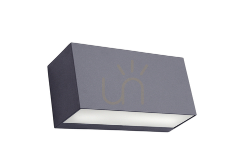 Check Asker MD1529GR Gray LED Outdoor Wall Sconce by NORLYS