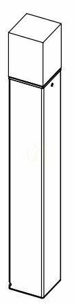 Check Arendal 1565GB Gray E27 NORLYS Light Pole