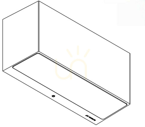 Check Asker 1721CS Rust-Colored LED Outdoor Wall Sconce by NORLYS