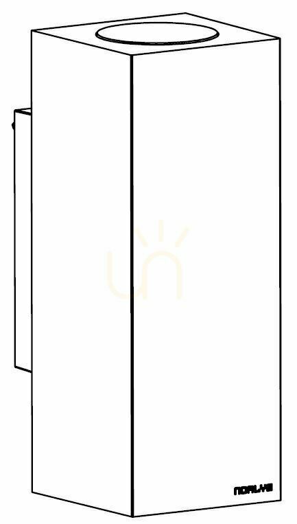 Sandvik 1731CB Copper Outdoor Wall Sconce, GU10, NORLYS