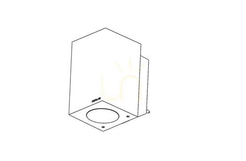 Check Sandvik 1740CB Copper Outdoor Wall Sconce, GU10, NORLYS