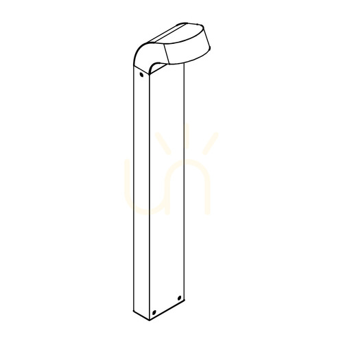 Check Molde DC1905CB 24V LED Bollard Light in Copper Brown by NORLYS