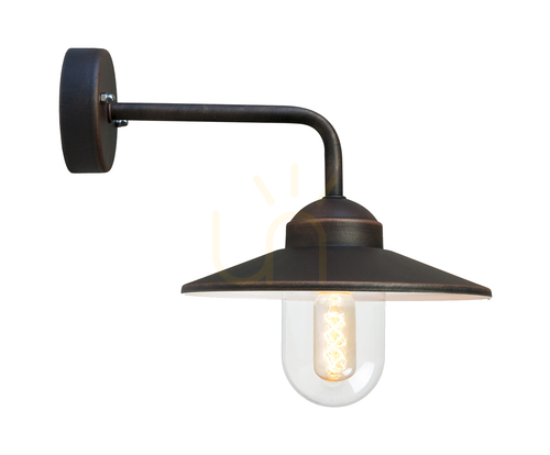 Check Vansbro 1920BC Copper Outdoor Wall Sconce, E27, NORLYS