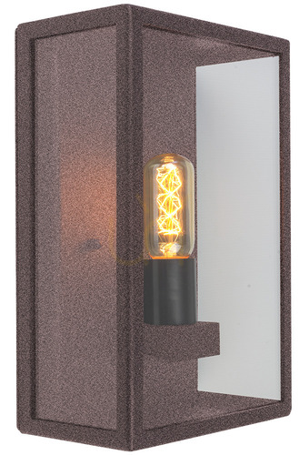 Check Lofoten 1940CS Outdoor Wall Sconce, Rust-Colored, E27, NORLYS