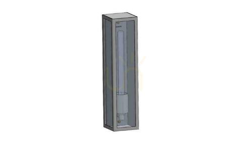 Check Freja 1980CS Outdoor Wall Sconce, Rust-Colored, E27, NORLYS