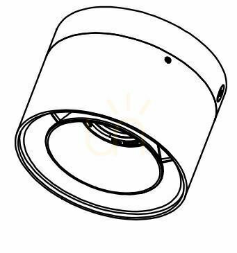 Check Nidaros 2120CG Gray LED NORLYS Outdoor Ceiling Light