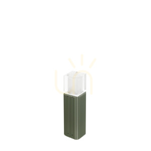 NORLYS Frigga 2151CG LED garden bollard, cement grey, 50 cm, 4000 K small 0