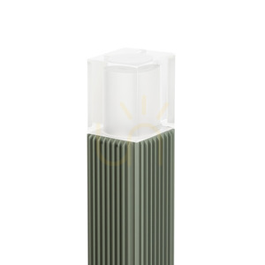 NORLYS Frigga 2151CG LED garden bollard, cement grey, 50 cm, 4000 K small 1