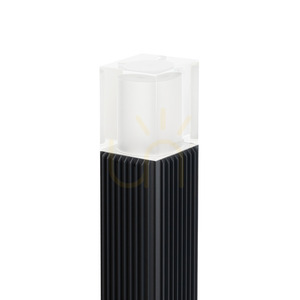 NORLYS Frigga 2151GR graphite LED bollard 50 cm 4000 K DALI2 small 1