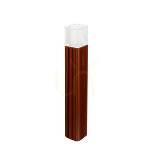 Norlys Frigga 2155CB LED bollard light, 85 cm, copper brown RAL 8004, 2700 K, DALI2 small 0