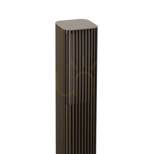 Check NORLYS Astrid 2210GB LED garden bollard grey beige 85 cm 2700 K DALI2