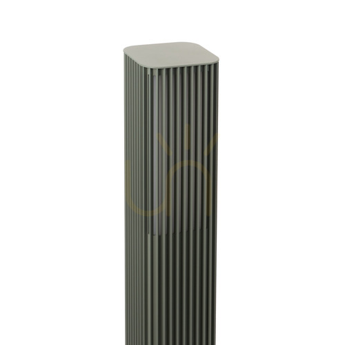 Check NORLYS Astrid 2213CG LED garden bollard, cement grey, 85 cm, 4000 K