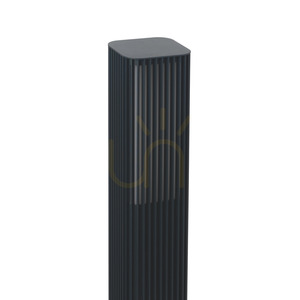 Norlys Astrid 2214GR outdoor bollard, graphite RAL 7016, 85 cm, 2700 K LED small 1