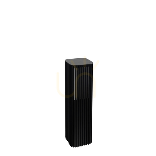 Check NORLYS Astrid 2219BL LED garden bollard 3000K TRIAC, black, 55 cm
