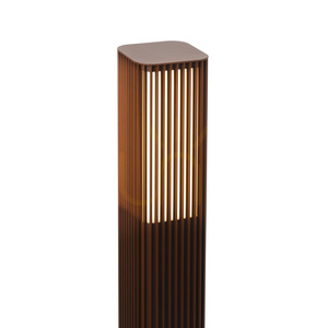 NORLYS Astrid 2221CS LED garden bollard 55 cm, corten finish, 2700 K small 2