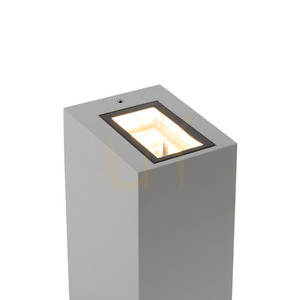 Lillehammer DC2290AL outdoor wall light, light grey, 24 V DC, LED 7.2 W 2700 K up/down NORLYS small 2