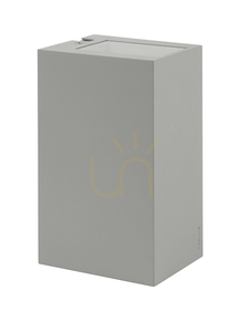 Lillehammer DC2290AL outdoor wall light, light grey, 24 V DC, LED 7.2 W 2700 K up/down NORLYS small 0