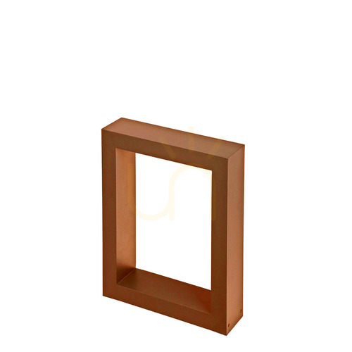 Check Hellvik 2400CS Rust-Colored LED Floor Lamp by NORLYS