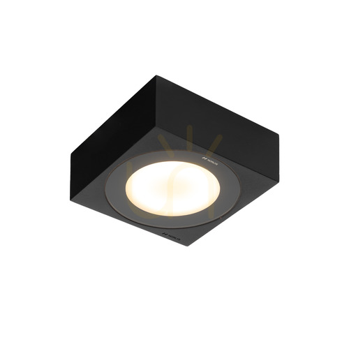 Check Hitra 2460BL Black LED Outdoor Ceiling Light by NORLYS