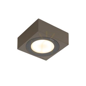 NORLYS Hitra 2462GB outdoor LED ceiling light, grey beige RAL 7006 small 0