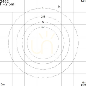 NORLYS Hitra 2462GB outdoor LED ceiling light, grey beige RAL 7006 small 4