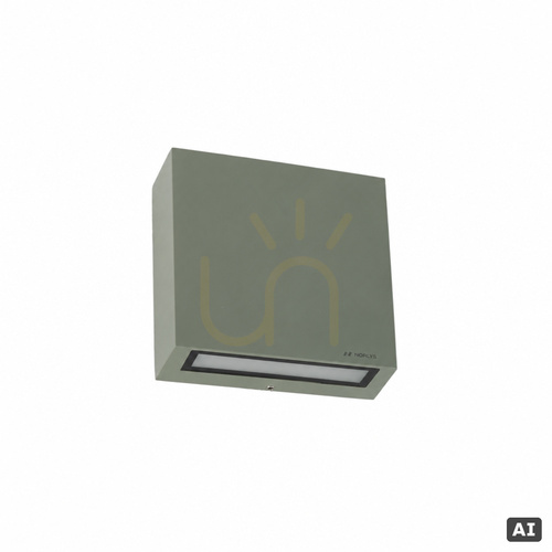 Check NORLYS Nora 2473CG Cement Grey Outdoor Wall Light RAL 7033, LED 15.3 W 3000 K DALI2, Up and Down Light