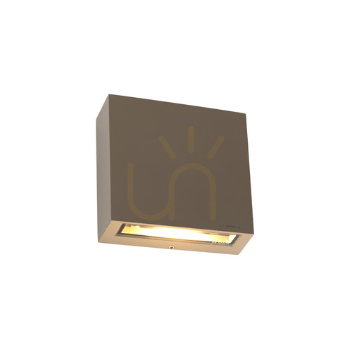 Check NORLYS Nora 2499GB beige-grey LED outdoor wall light 8 W