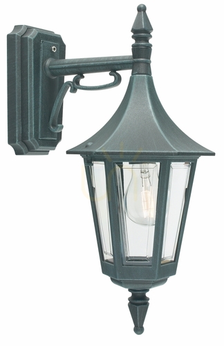 Check Rimini 2591BG Green E27 NORLYS Outdoor Wall Sconce