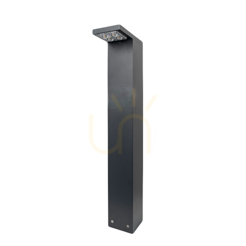 Check Skara 2938GR Gray LED Floor Lamp by NORLYS
