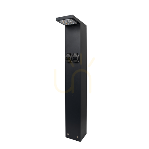 Check Skara 2955BL Black LED Light Pole by NORLYS