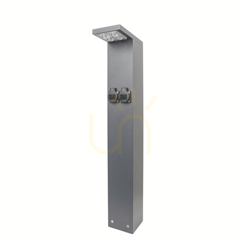 Check Skara 2958AL Silver LED Light Pole by NORLYS