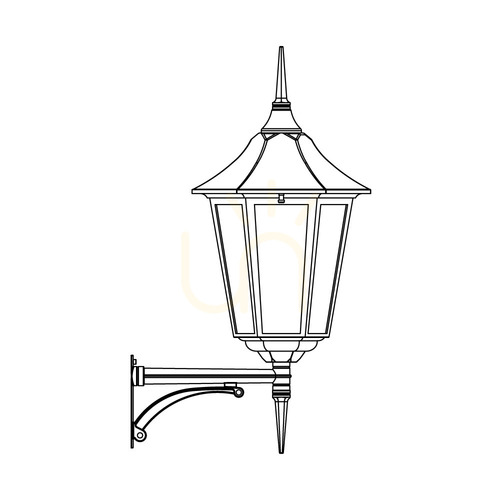 Check Modena 3024BC Copper Outdoor Wall Sconce, E27, NORLYS