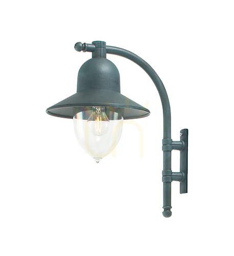 Check Como 3030BG Green E27 NORLYS Outdoor Wall Sconce