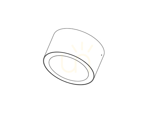 Check Sol 4043CS Rust-Colored Outdoor Ceiling Light with LED, NORLYS