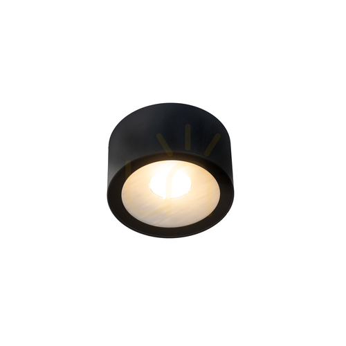 Check Sol 4057BL Black LED Outdoor Ceiling Light by NORLYS