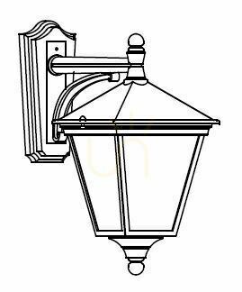 London 4136BC Copper LED Outdoor Wall Sconce by NORLYS