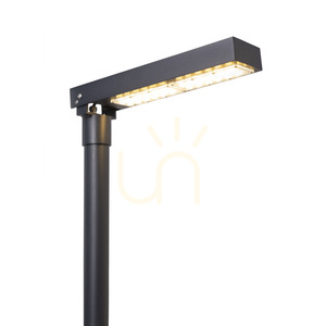 Norlys Asker Head 4392GR LED post-top luminaire for Ø60 mm poles, graphite RAL 7016, 39.8 W 3000 K, DALI2 small 2