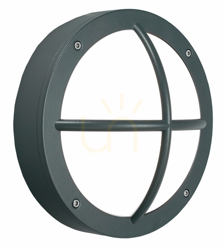 Check Rondane 5119GR Gray LED Outdoor Ceiling Light by NORLYS