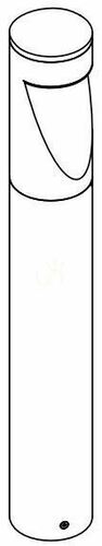 Check Oppland 5123CS Rust-Colored LED Floor Lamp by NORLYS